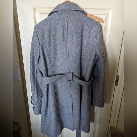 NY&Co Gray Wool Pea Coat- 14 - Picture 3 of 4